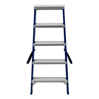 Стремянка двусторонняя 5 ступеней, стальная, Сибртех по ценам производителя в Екатеринбурге с доставкой по всей России