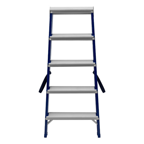 Стремянка двусторонняя 5 ступеней, стальная, Сибртех по ценам производителя в Екатеринбурге с доставкой по всей России