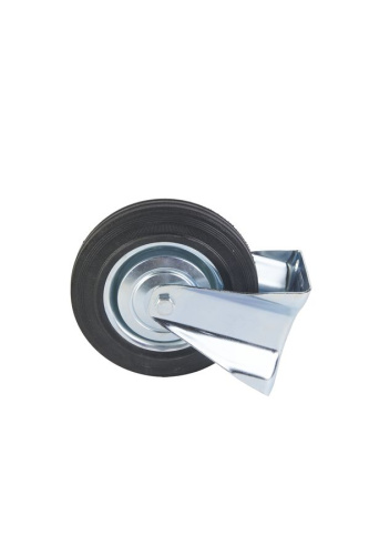 Колесо неповоротное резина FC 80 200 мм (F) по ценам производителя в Екатеринбурге с доставкой по всей России