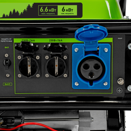 Генератор бензиновый БС-8000Э, 6,6 кВт, 230В, четырехтактный, 25 л, электростартер Сибртех по ценам производителя в Екатеринбурге с доставкой по всей России