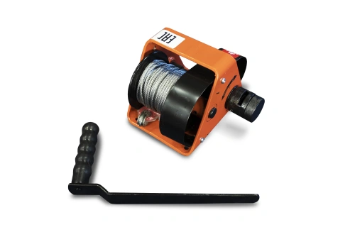 Лебедка ручная барабанная с тросом  500кг  25м со съемной ручкой TOR GR по ценам производителя в Екатеринбурге с доставкой по всей России