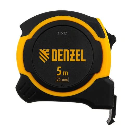 Рулетка 5м х 25мм, двухкомп. корпус, магнитный обрезиненный зацеп Denzel по ценам производителя в Екатеринбурге с доставкой по всей России