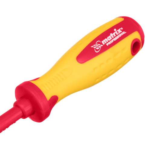 Отвертка Insulated, SL4 x 100 мм, CrMo, до 1000 В, двухкомпонентная рукоятка Matrix Professional по ценам производителя в Екатеринбурге с доставкой по всей России