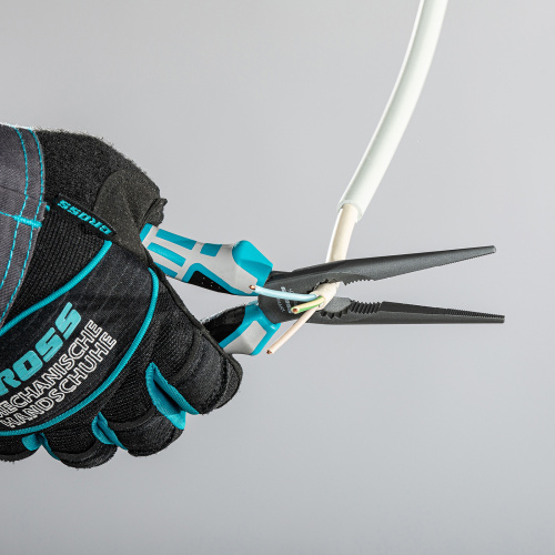 Длинногубцы прямые 205 мм, трехкомпонентные рукоятки Gross по ценам производителя в Екатеринбурге с доставкой по всей России