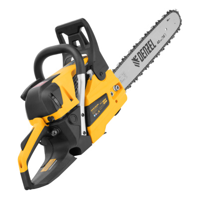 Пила цепная бензиновая DS-4516, шина 40 см, 45 см3, 2,5 л.с, шаг 0,325, паз 1,5 мм, 64 звена Denzel по ценам производителя в Екатеринбурге с доставкой по всей России