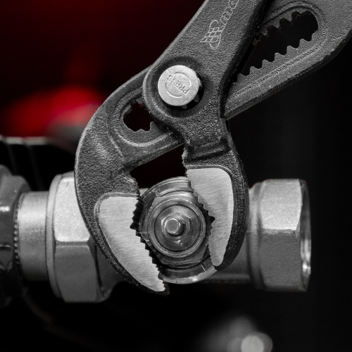 Клещи переставные 250 мм, кнопочный механизм, хром-ванадий, обливные рукоятки Matrix по ценам производителя в Екатеринбурге с доставкой по всей России