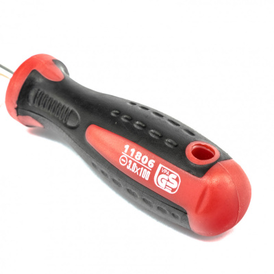 Отвертка Profi, SL3 х 100 мм, S2, двухкомпонентная рукоятка Matrix по ценам производителя в Екатеринбурге с доставкой по всей России