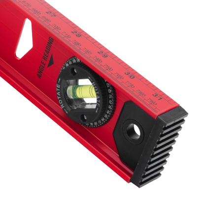 Уровень алюминиевый "Рельс", 800 мм, 3 глазка, усиленный Matrix по ценам производителя в Екатеринбурге с доставкой по всей России