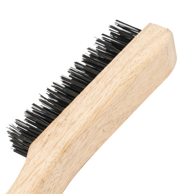 Щетка зачистная пятирядная, закаленная прямая проволока с деревянной ручкой Сибртех по ценам производителя в Екатеринбурге с доставкой по всей России