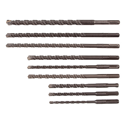 Набор буров по бетону, 6-8-10 х 160, 8-10-12 х 210, 10-12-14 х 260 мм, зубила 4 шт, SDS Plus Matrix по ценам производителя в Екатеринбурге с доставкой по всей России