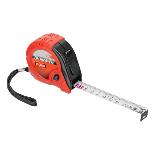 Рулетка Rubber,5 м х 19 мм,обрезиненный корпус Matrix по ценам производителя в Екатеринбурге с доставкой по всей России