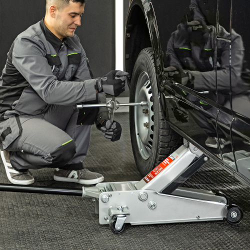 Домкрат гидравлический подкатной профессиональный, быстрый подъем, 3 т, 130-465 мм. Quick Matrix по ценам производителя в Екатеринбурге с доставкой по всей России