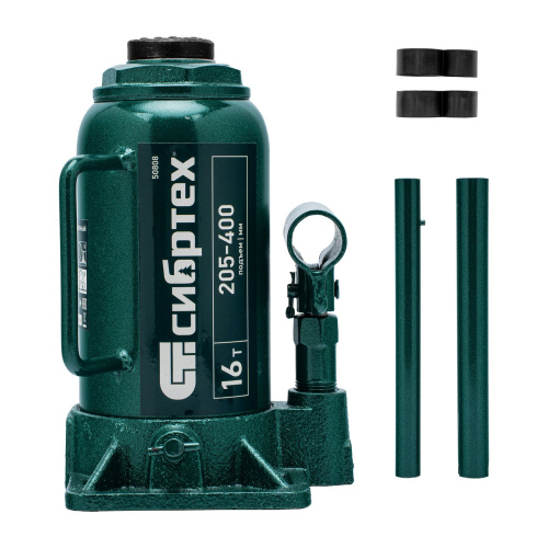 Домкрат гидравлический бутылочный, 16 т, 205-400 мм Сибртех по ценам производителя в Екатеринбурге с доставкой по всей России