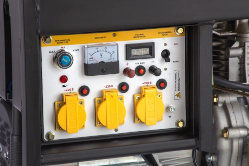 Генератор дизельный DD6300Е, 5.0 кВт, 220 В/50 Гц, 15 л, электростартер Denzel по ценам производителя в Екатеринбурге с доставкой по всей России