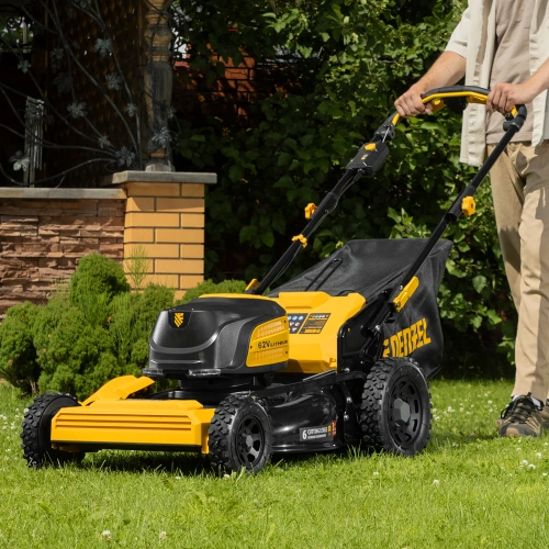 Газонокосилка аккумуляторная бесщет., RLMS560-62, привод, 560 мм, Li-ion, 62В Denzel по ценам производителя в Екатеринбурге с доставкой по всей России