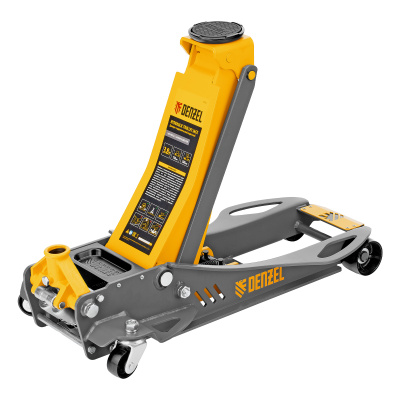 Домкрат гидравлический подкатной, 3,8 т, 110-580 мм, быстрый подъем, низкий подхват, проф. Denzel по ценам производителя в Екатеринбурге с доставкой по всей России