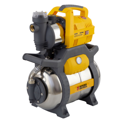 Насосная станция PSХ950X, Х-Pro, 950 Вт, 3300 л/ч, ресивер 24 л, подъем 38 м, нержавейка Denzel по ценам производителя в Екатеринбурге с доставкой по всей России