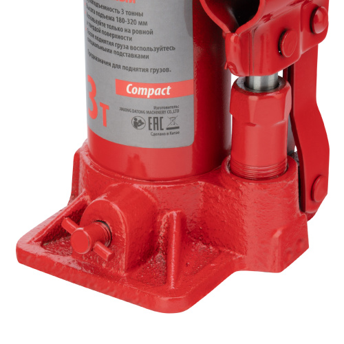 Домкрат гидравлический бутылочный 3т, h подъема 180-320 мм Sparta Compact по ценам производителя в Екатеринбурге с доставкой по всей России