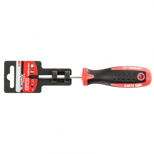 Отвертка Profi, PH1 х 75 мм, S2, двухкомпонентная рукоятка Matrix по ценам производителя в Екатеринбурге с доставкой по всей России