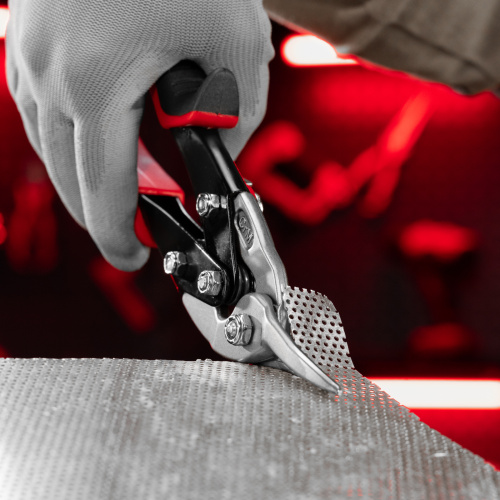 Ножницы по металлу, 250 мм, левый рез, сталь CRMO, двухкомпонентные рукоятки, PRO Matrix по ценам производителя в Екатеринбурге с доставкой по всей России