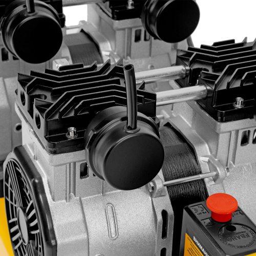 Компрессор безмасляный, малошумный DLS 2200/50, 2200 Вт, 2x1100, 50 л, 380 л/мин Denzel по ценам производителя в Екатеринбурге с доставкой по всей России