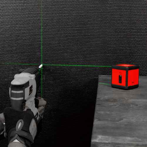 Лазерный уровень XQB GREEN Basic SET, 20 м, зеленый луч, батарейки, резьба 1/4" MTX по ценам производителя в Екатеринбурге с доставкой по всей России