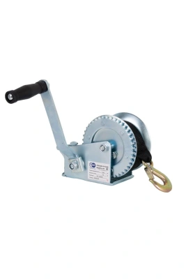 Лебедка ручная барабанная с лентой  0,54т 10 м оцинкованная TOR FD
