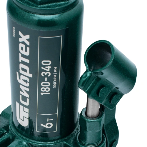 Домкрат гидравлический бутылочный, 6 т, 180-340 мм Сибртех по ценам производителя в Екатеринбурге с доставкой по всей России