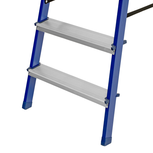 Стремянка, 9 ступеней, стальной профиль, алюминиевые ступени Сибртех по ценам производителя в Екатеринбурге с доставкой по всей России