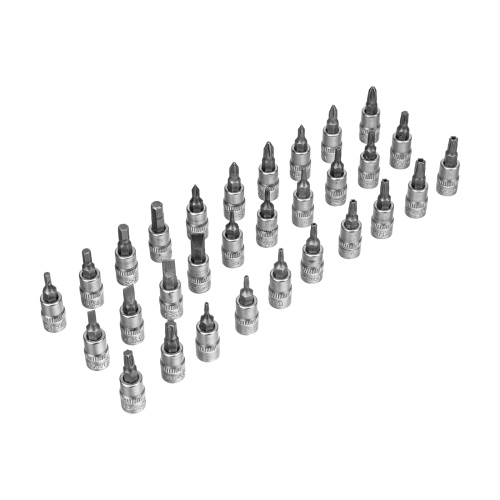 Набор инструментов, 1/2", 3/8", 1/4", пластиковый кейс 215 предм. Сибртех по ценам производителя в Екатеринбурге с доставкой по всей России