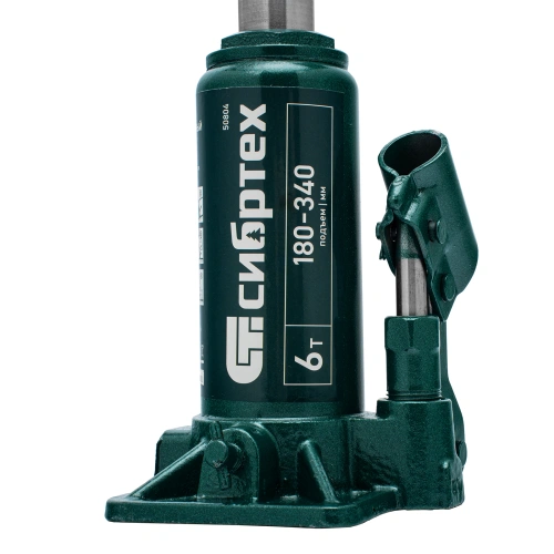 Домкрат гидравлический бутылочный, 6 т, 180-340 мм Сибртех по ценам производителя в Екатеринбурге с доставкой по всей России