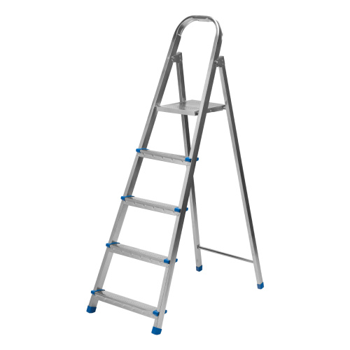 Стремянка, 5 ступеней, стальная, оцинкованная Сибртех по ценам производителя в Екатеринбурге с доставкой по всей России