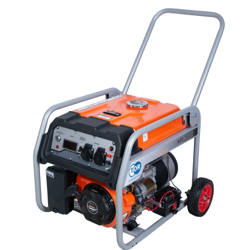 Генератор бензиновый 2,5 кВт 220В 16 л с электростартером и колесами TOR KM3800H по ценам производителя в Екатеринбурге с доставкой по всей России