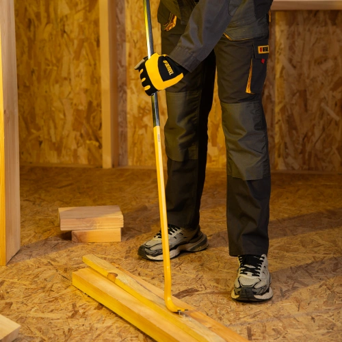 Лом-гвоздодер, 1200 мм, шестигранный 19 мм, окрашенный, сталь 65 Denzel по ценам производителя в Екатеринбурге с доставкой по всей России