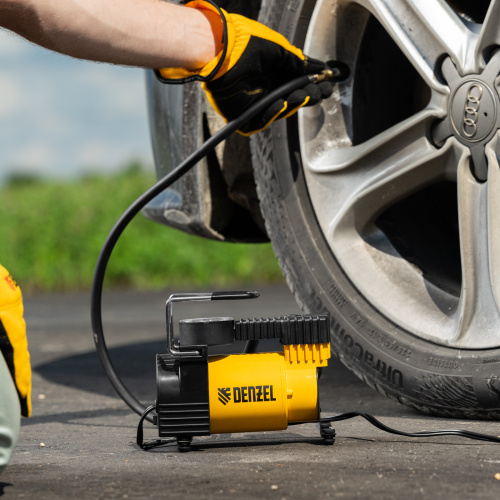 Компрессор автомобильный DС-20,12 В, 7 атм, 35 л/мин Denzel по ценам производителя в Екатеринбурге с доставкой по всей России