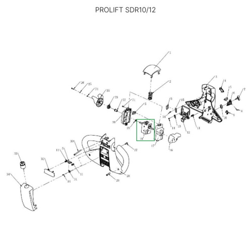 Потенциометр для самоходных штабелеров SDR-S/SDR/SDK по ценам производителя в Екатеринбурге с доставкой по всей России