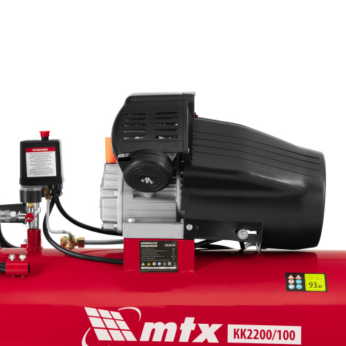 Компрессор воздушный КК-2200/100, 2,2 кВт, 350 л/мин, 100 л, прямой привод, масляный MTX по ценам производителя в Екатеринбурге с доставкой по всей России
