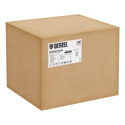 Мотоблок DPT-270SB, 7 л.с., ремен.сцеп, фрез 3х4, ШОМ, без колес, передачи 2В/1Н Denzel по ценам производителя в Екатеринбурге с доставкой по всей России