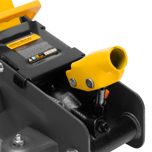 Домкрат гидравлический подкатной с фиксатором, 2,8 т, 135-385 мм Denzel по ценам производителя в Екатеринбурге с доставкой по всей России