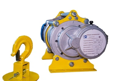 Лебедка электрическая  300/600кг  60/30м с канатом 220В 24м/мин алюминиевый корпус TOR KCD (TSA) по ценам производителя в Екатеринбурге с доставкой по всей России