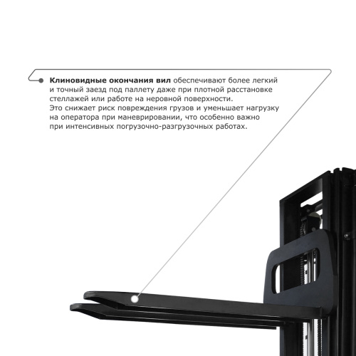 Самоходный электроштабелер PROLIFT M2 SDK 2036 по ценам производителя в Екатеринбурге с доставкой по всей России