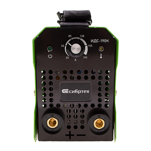 Инверторный аппарат дуговой сварки ИДС-190K, 190 А, ПВ 80%, диаметр электрода 1,6-4 мм Сибртех по ценам производителя в Екатеринбурге с доставкой по всей России