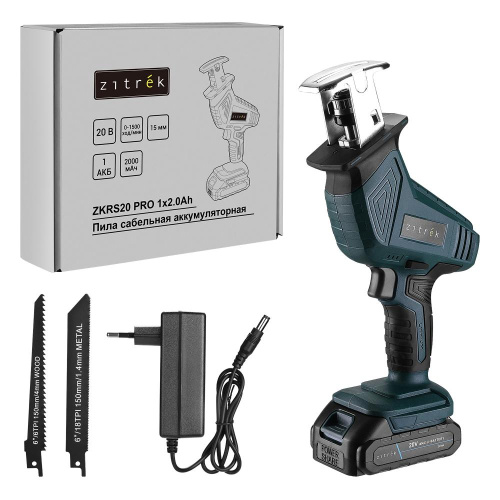 Пила сабельная аккумуляторная Zitrek ZKRS20 PRO, 20В, 1x2.0Ач по ценам производителя в Екатеринбурге с доставкой по всей России