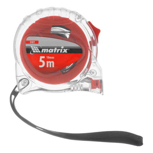 Рулетка Crystal,5 м х 19 мм,корпус из поликарбоната Matrix по ценам производителя в Екатеринбурге с доставкой по всей России