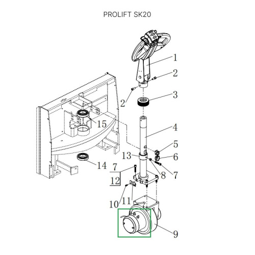Катушка электромагнитного тормоза для штабелеров SDR/SDK 1.5-2 т, для тележек SK20 по ценам производителя в Екатеринбурге с доставкой по всей России