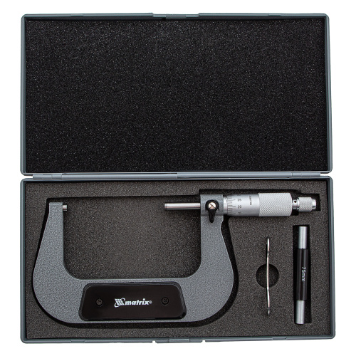 Микрометр механический,75-100 мм Matrix по ценам производителя в Екатеринбурге с доставкой по всей России