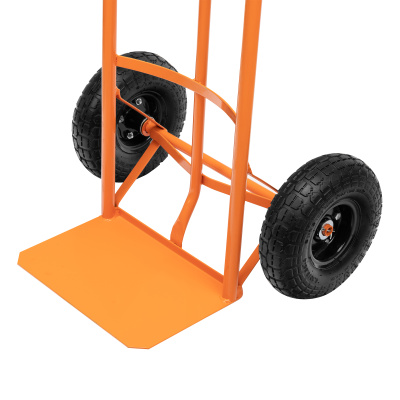 Тележка ручная двухколесная НТ1805, грузоподъемность 150 кг, пневматические колеса D 260 мм, платформа 350 х 235 мм Сибртех по ценам производителя в Екатеринбурге с доставкой по всей России