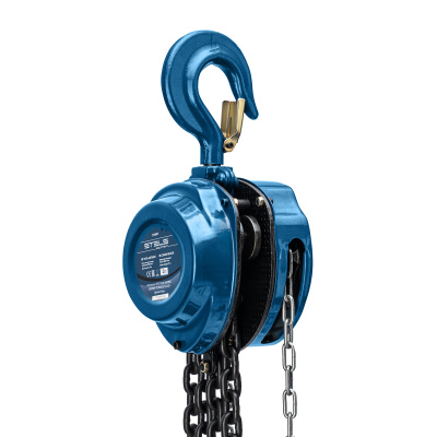 Таль цепная, 3 т, h подъема 3 м, расстояние между крюками 500 мм Stels купить в Москве с доставкой по всей России | ProtosMarket.ru