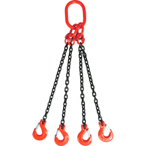 Строп цепной TOR 4СЦ г/п 11,2 т 5,0 м с самозакрывающимися крюками по ценам производителя в Екатеринбурге с доставкой по всей России