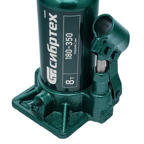 Домкрат гидравлический бутылочный, 8 т, 180-350 мм Сибртех по ценам производителя в Екатеринбурге с доставкой по всей России